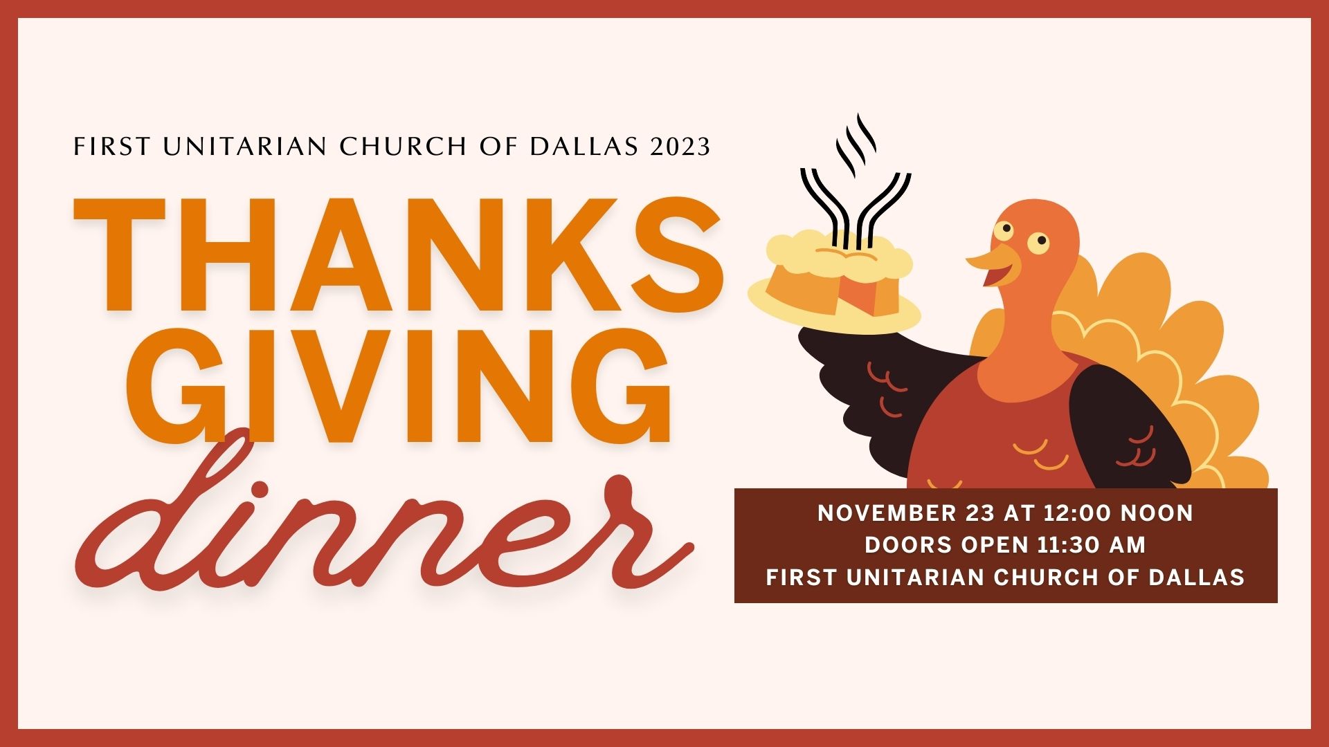 Thanksgiving 2023, Event Information