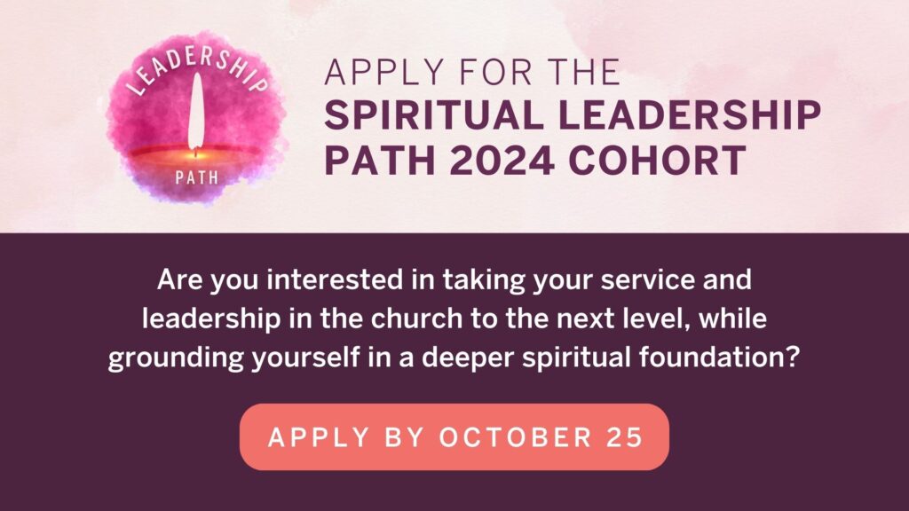 Apply For The Spiritual Leadership Path 2024 Cohort First Unitarian   Spiritual Leadership Path 2024 Cohort 2 1024x576 